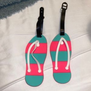 Beachy luggage tags